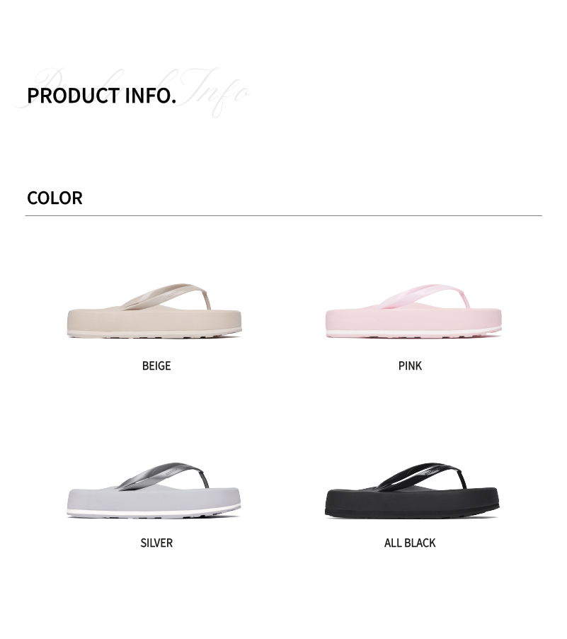 FLIPFLOW PLATFORM - 4 COLORS BLACK